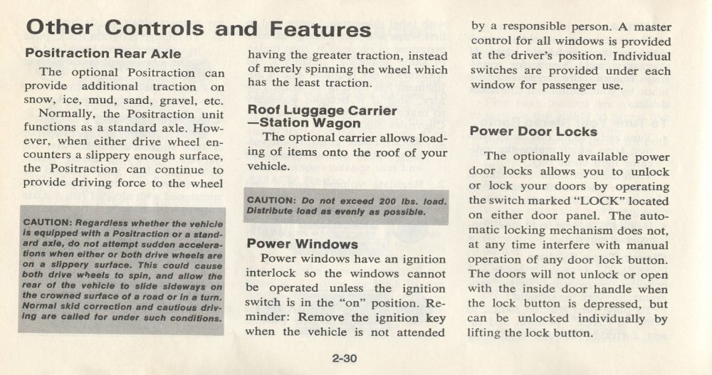1977 Chev Chevelle Owners Manual Page 6